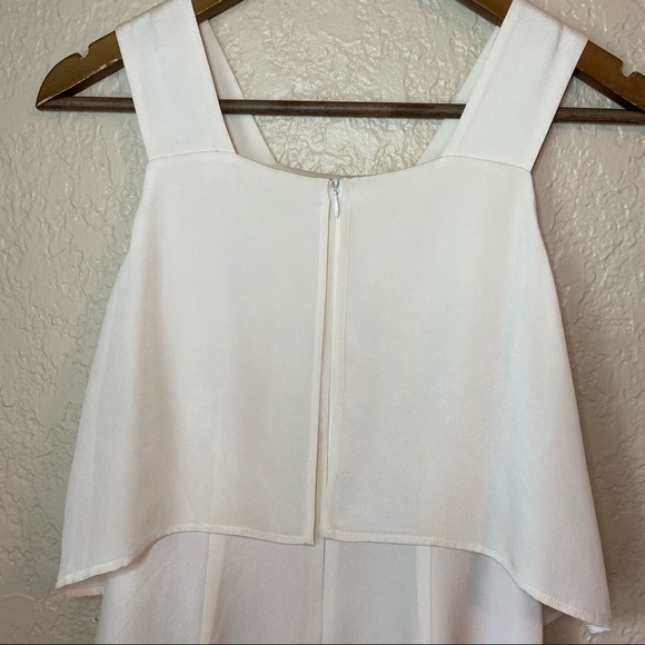 Theory 100% Silk White Cocktail Dress Size 4 - Picture 7 of 11